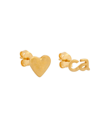 Heart CA Earrings