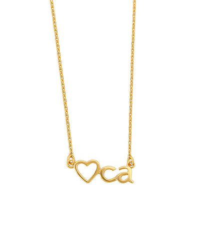 Heart CA Necklace